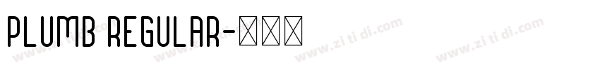 Plumb Regular字体转换